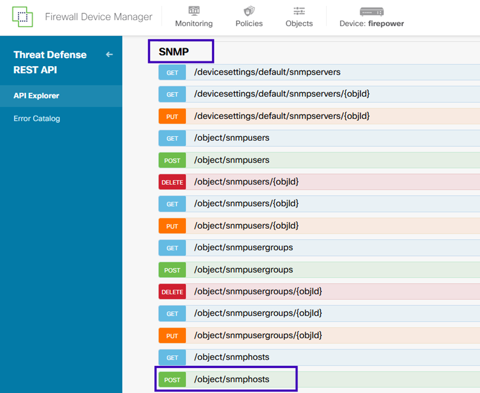 Simple Network Management Protocol version 3 (SNMPv3) on Cisco Firepower Device Manager (FDM) version 7.7.0